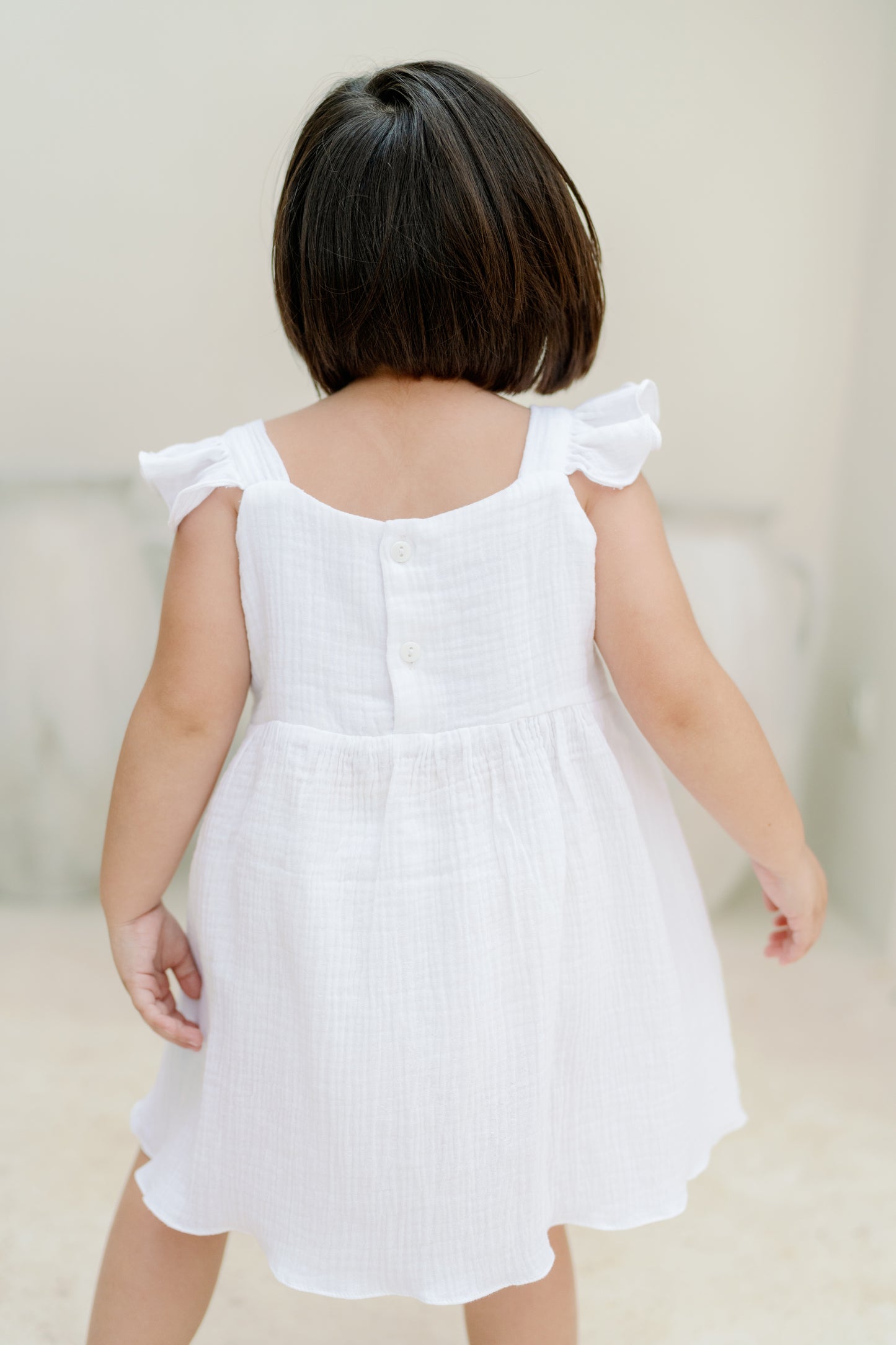 Pinafore Ruffle Dress